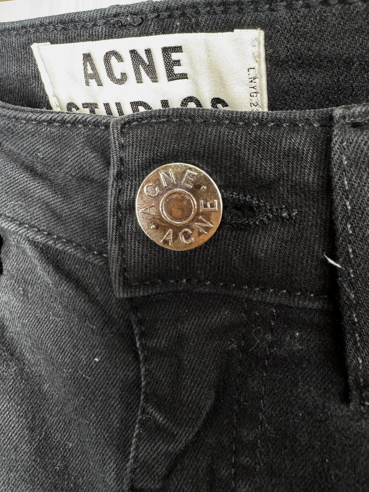 Acne Studios Acne Studios Skin 5 Lacey Black Ladies Skinny Jeans Size 27 Size 27" / US 4 / IT 40 - 5 Thumbnail