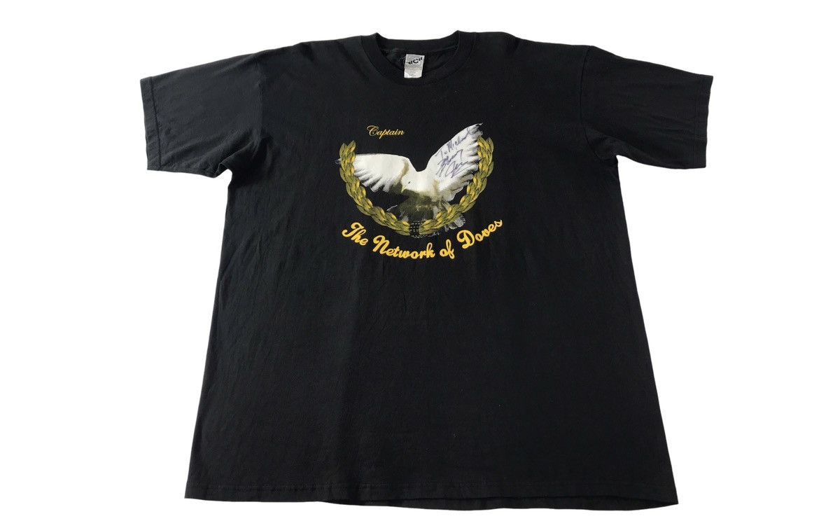 WCW/nWo Wcw World Wrestling Captain Network Of Dove Pigeon Print Tee Size US XXL / EU 58 / 5 - 1 Thumbnail
