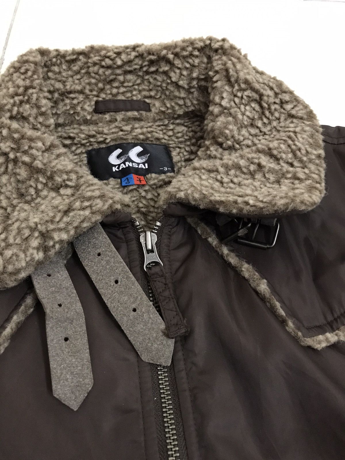 Japanese Brand × Kansai Yamamoto Vintage Kansai Yamamoto B3 Shearling Jacket Size US M / EU 48-50 / 2 - 10 Thumbnail