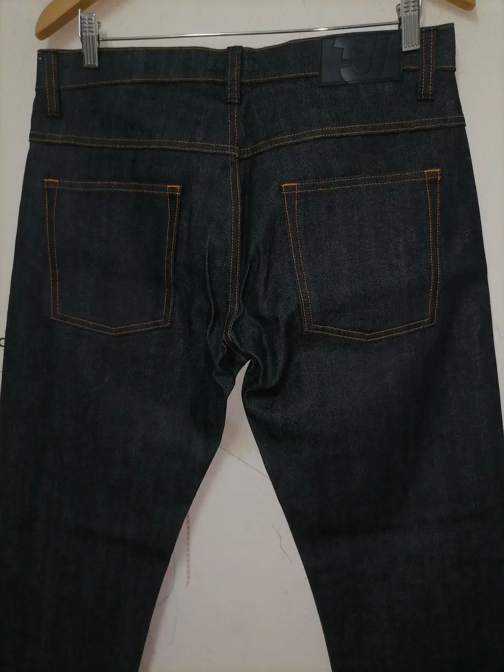 If Six Was Nine × Japanese Brand × Jil Sander Jil Sander X Uniqlo Selvedge Denim Jeans Size US 33 - 5 Thumbnail