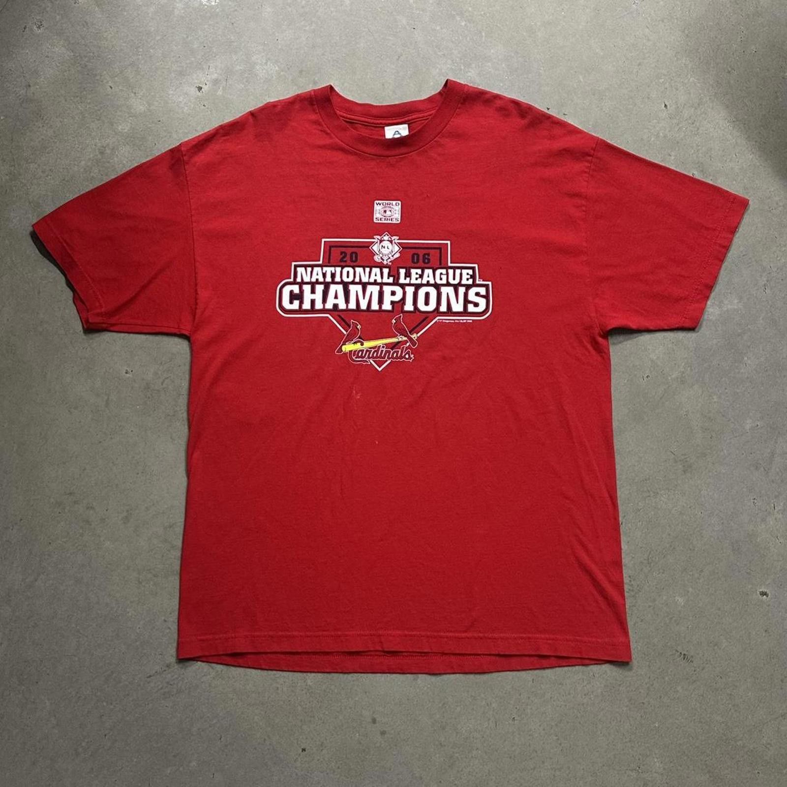 MLB Y2K MLB Cardinals 2006 National League Champs Graphic Tee Size US XL / EU 56 / 4 - 1 Thumbnail