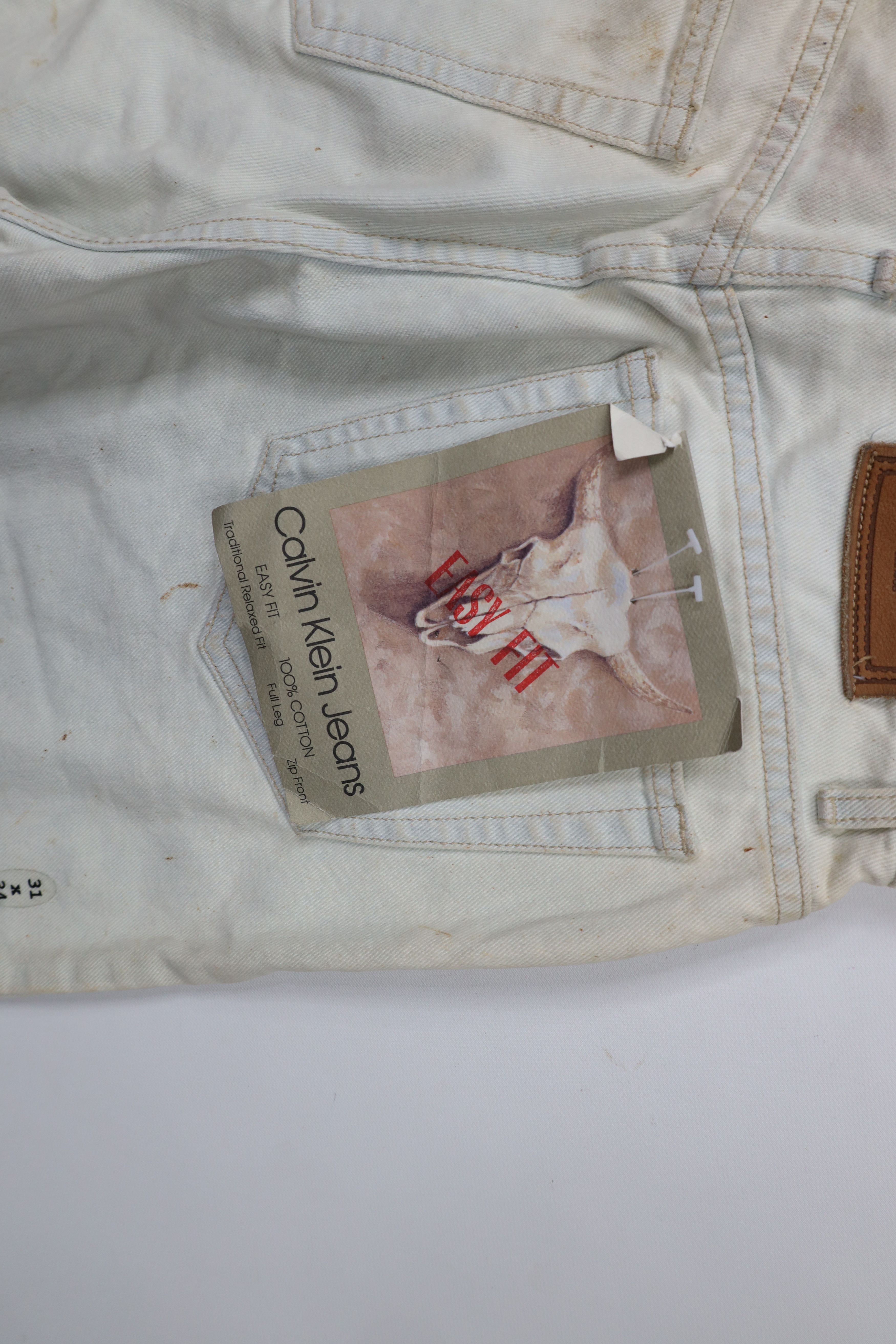 Calvin Klein × Vintage Deadstock Vintage 90s Calvin Klein Relaxed Fit Jeans USA Size US 30 / EU 46 - 14 Thumbnail