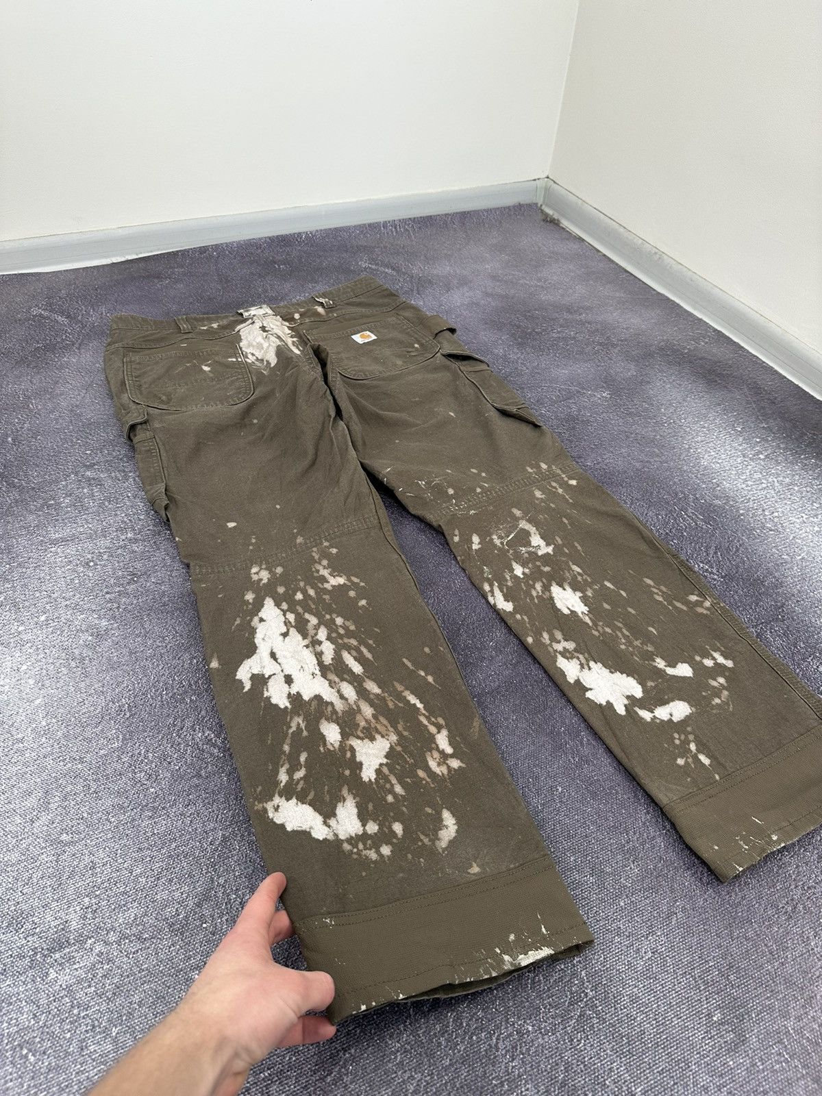 Carhartt Vintage Carhartt Double Knee Distressed USA Opium Work Pants Size US 38 / EU 54 - 11 Thumbnail