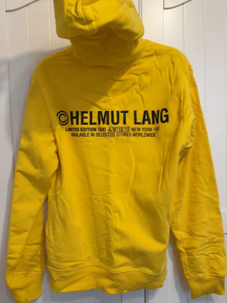 Helmut Lang HELMUT LANG Yellow taxi hoodie Size M / US 6-8 / IT 42-44 - 2 Thumbnail