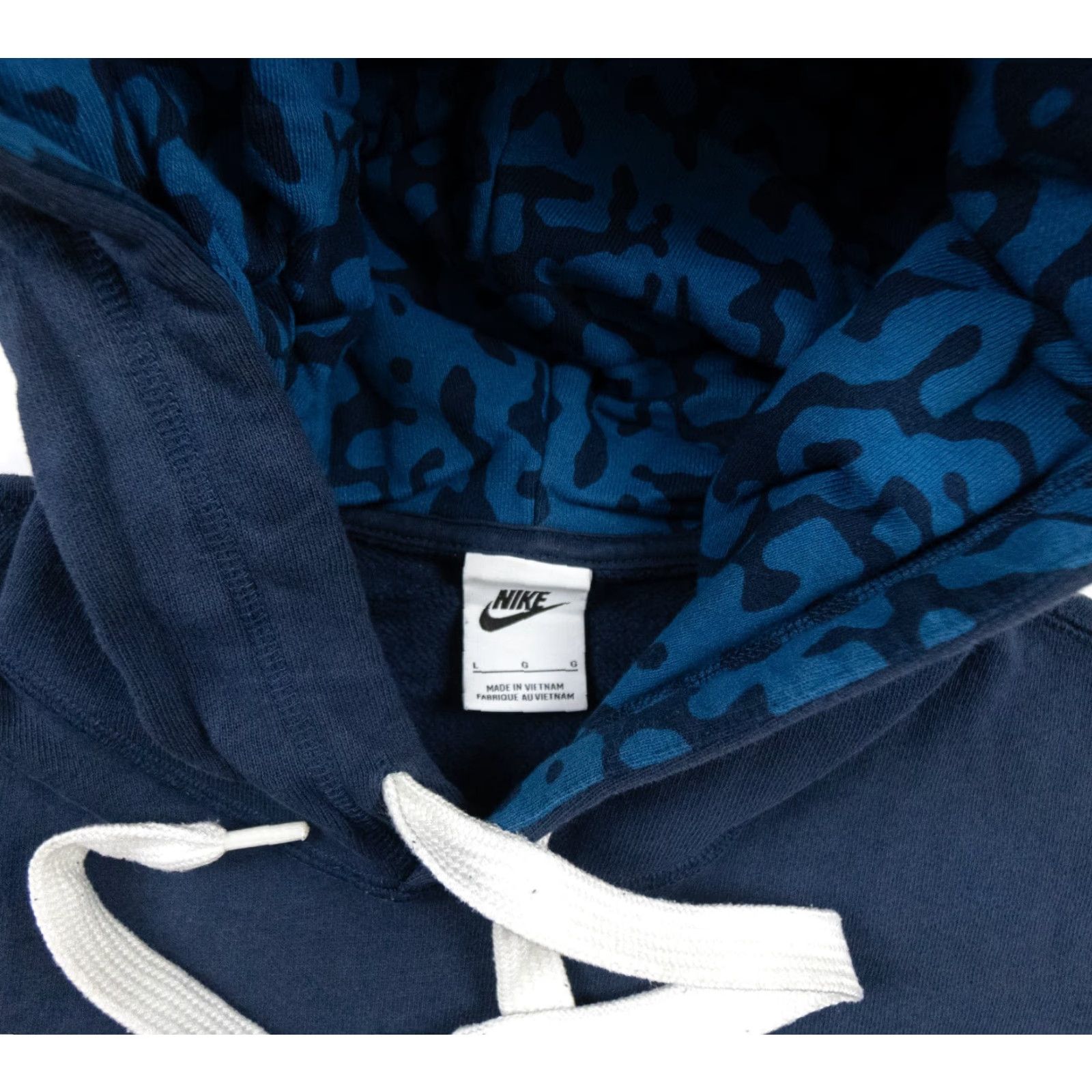 Nike Nike Cosmic Balance Hoodie Sweatshirt Adult Large Blue Fleece Logo Pullover Mens Size US L / EU 52-54 / 3 - 6 Thumbnail