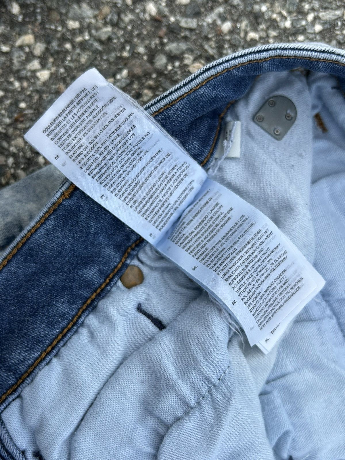 G-Star G Star Raw D- Staq 3D Super Slim Distressed Jeans Size US 30 / EU 46 - 15 Thumbnail