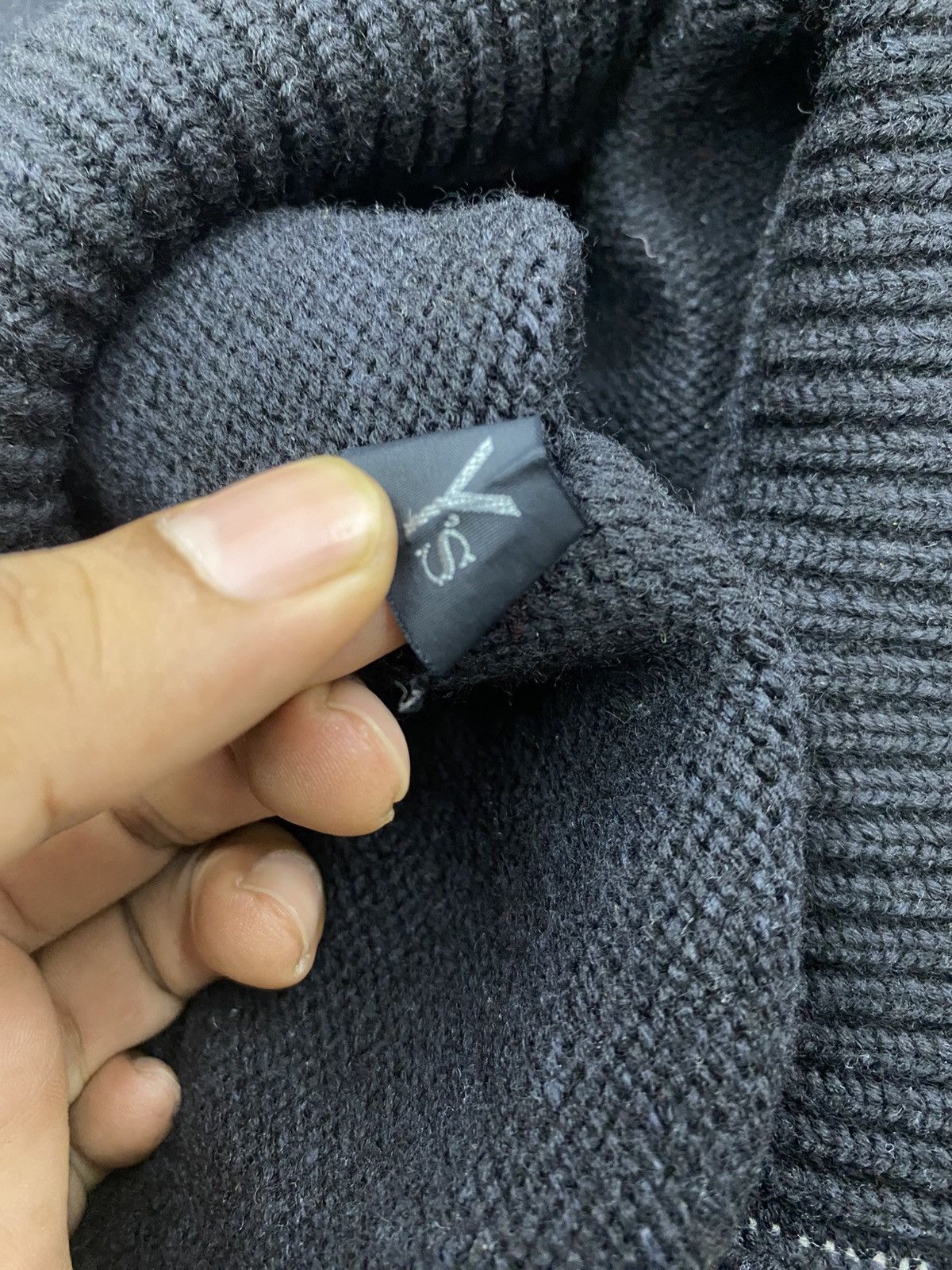 Y's Vintage y's by yohji yamamoto knit wool sweater black rarest Size US M / EU 48-50 / 2 - 12 Thumbnail