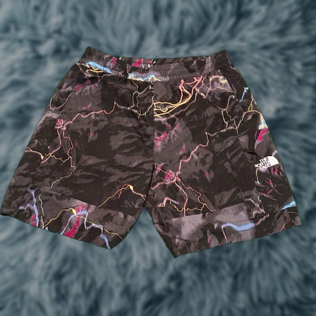 THE NORTH FACE Nylon Cargo Shorts XL Black Outdoor Sports