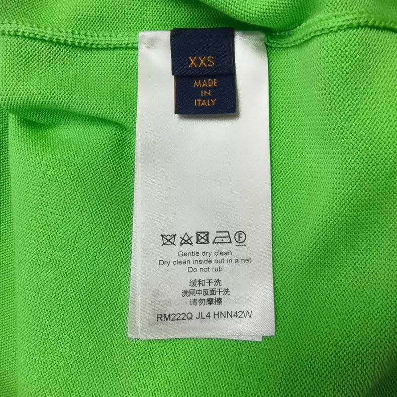 Louis Vuitton louis vuitton green embroidered logo t-shirt-2507 Size US XXS / EU 40 - 4 Thumbnail