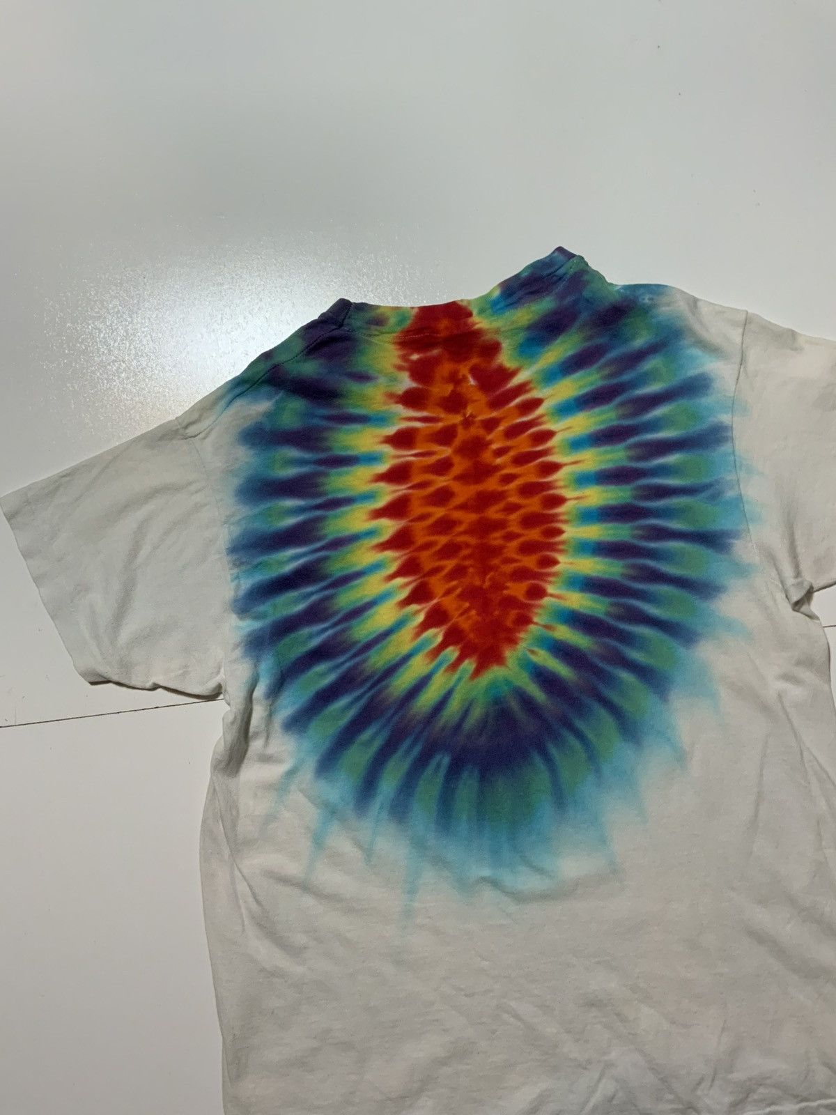 Vintage Vintage 80s Tie Dye Psychedelic Single Stitch S/S T-Shirt Size US L / EU 52-54 / 3 - 4 Thumbnail