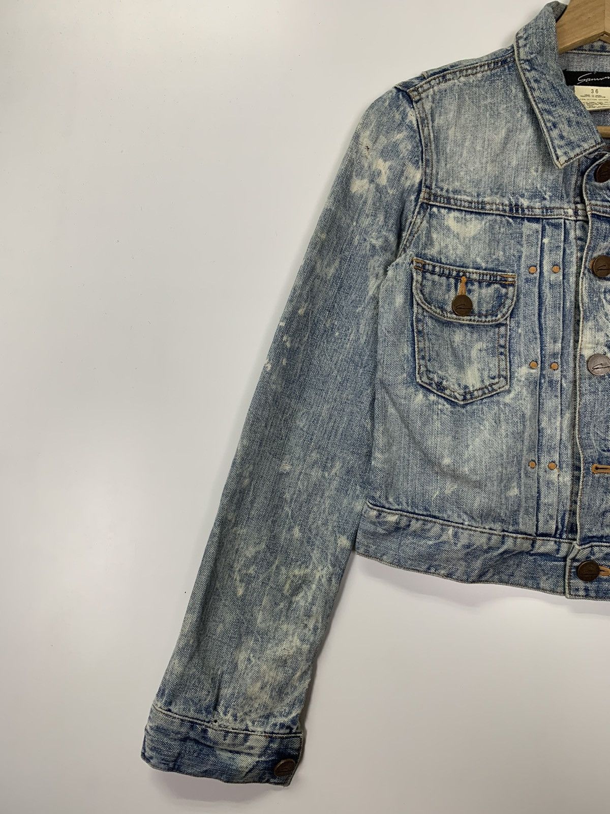 Japanese Brand Stunner crop denim jacket Size US S / EU 44-46 / 1 - 7 Thumbnail