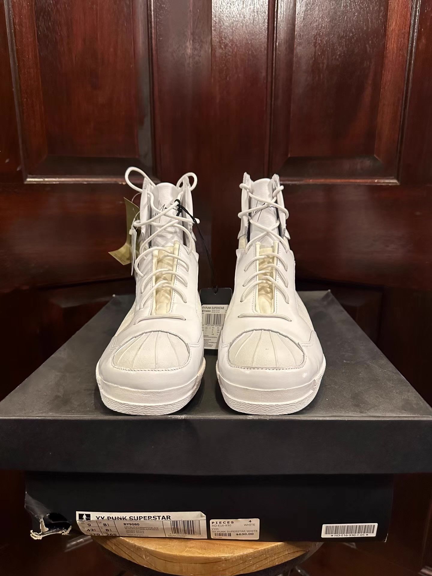 Adidas Adidas Punk Superstar Shell Toe Ｑ25 Size US 9 / EU 42 - 1 Thumbnail