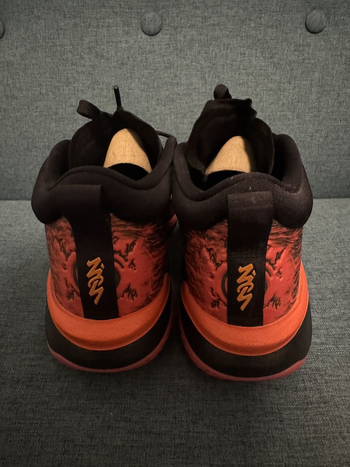 Jordan Brand Jordan Zion 1 Naruto Nine Tails Size US 12 / EU 45 - 6 Thumbnail