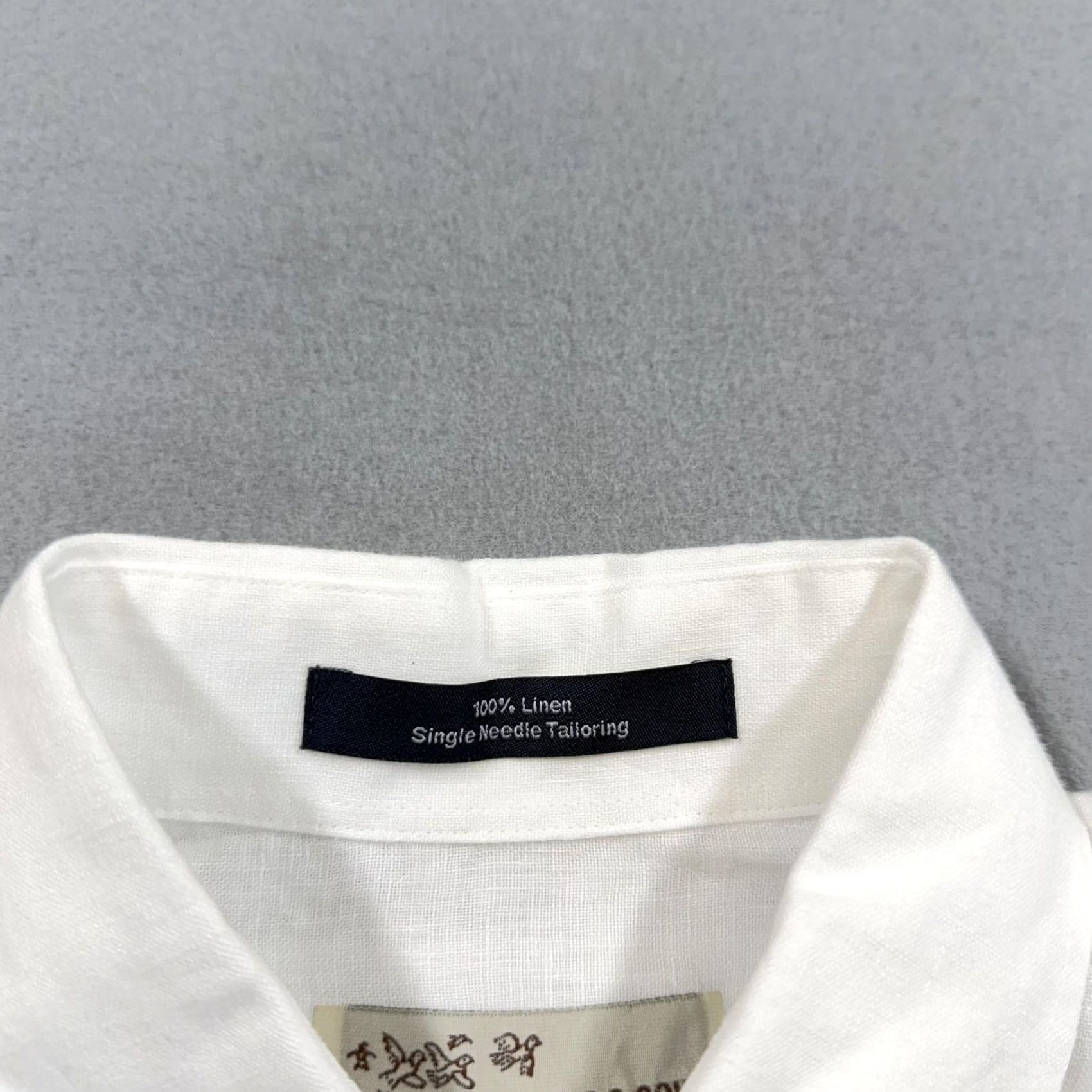 Vintage M. Dumas & Sons Shirt Mens Small White Linen Short Sleeve Button Down Casual Size US S / EU 44-46 / 1 - 3 Thumbnail