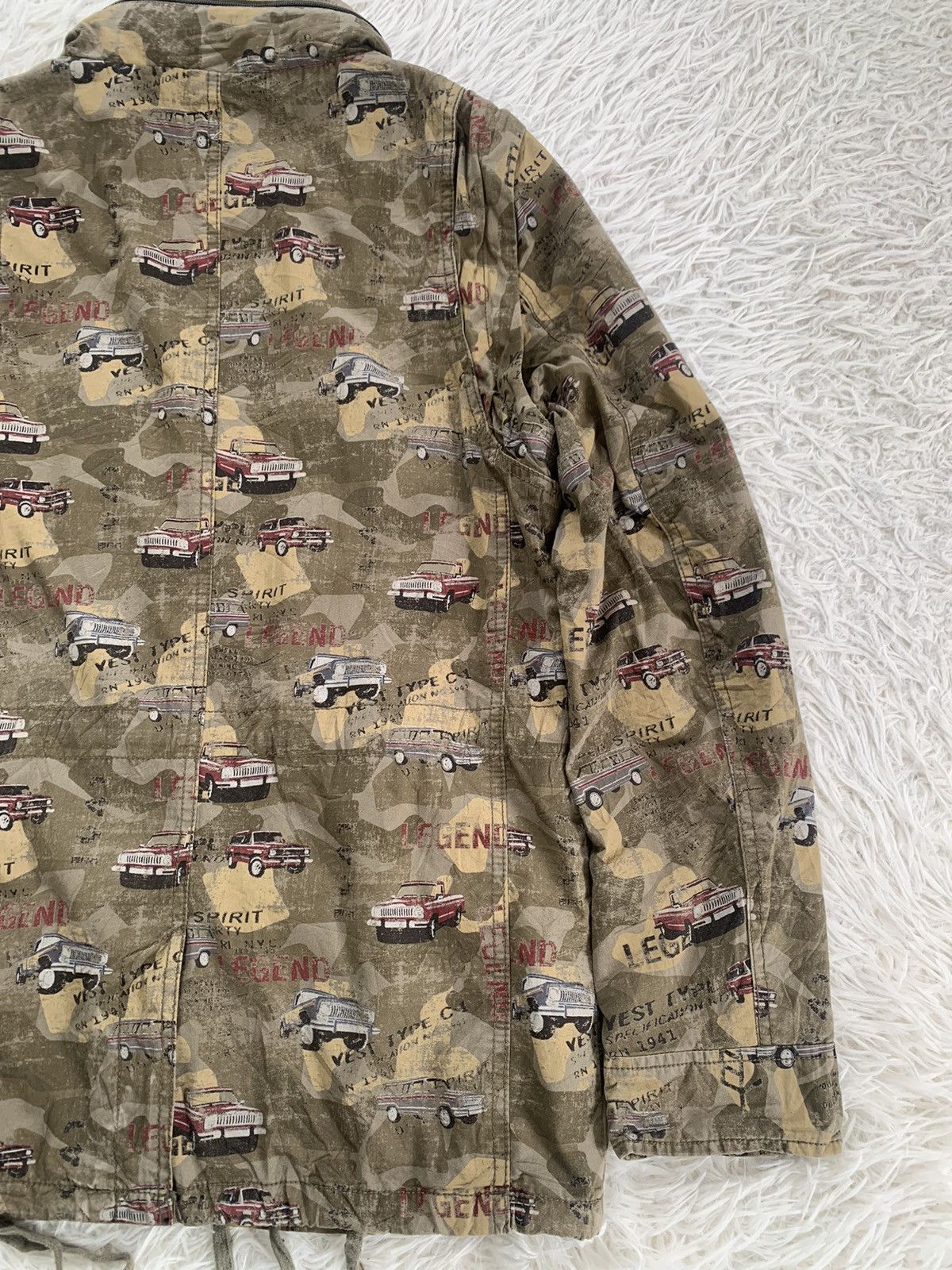 Jeep Full print jeep spirit jacket detachable sleeve Size US S / EU 44-46 / 1 - 11 Thumbnail