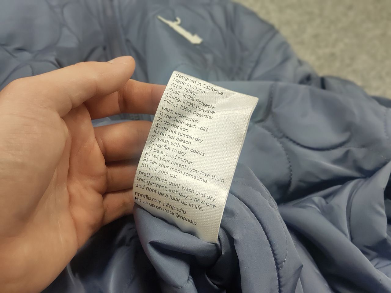 RIPNDIP RipNDip Castanza Reversible Brushed Fleece Quilted Jacket Size US M / EU 48-50 / 2 - 23 Thumbnail