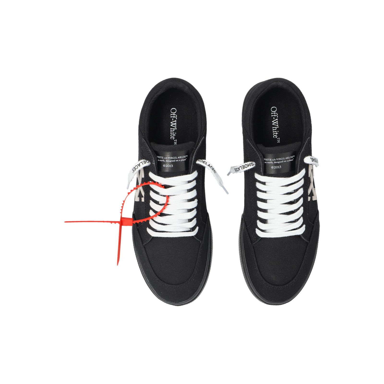 Off-White OFF-WHITE Vulcanized Black Low Sneakers New & Authentic (Men Size US 11 / EU 44 - 5 Thumbnail