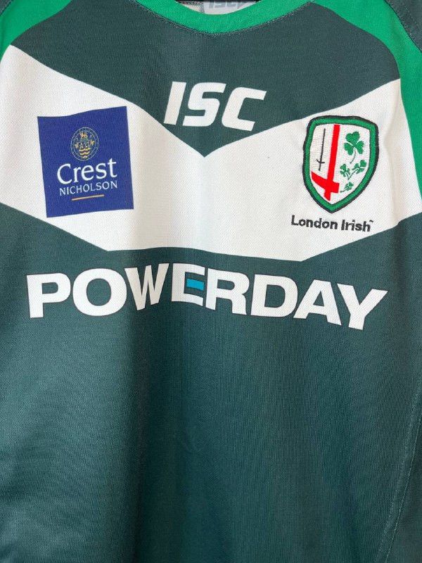 Gear for Sports LONDON IRISH 2013 2014 HOME RUGBY SHIRT ISC POWERDAY Sz XL Size US XL / EU 56 / 4 - 2 Thumbnail