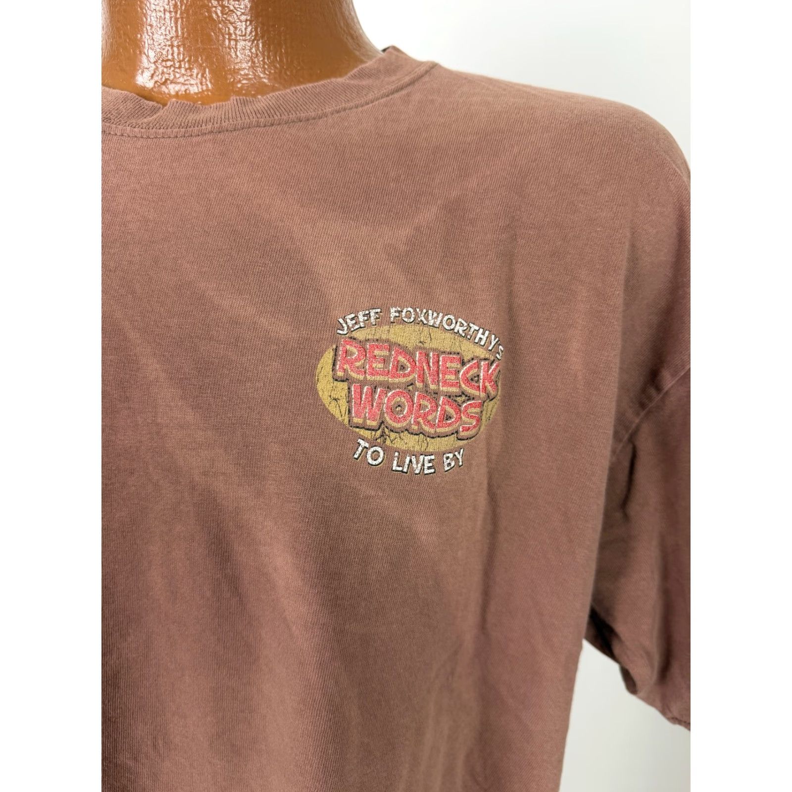 Vintage VINTAGE Jeff Foxworthy Shirt Large Redneck Comedy Deer Hunting Distressed Grunge Size US L / EU 52-54 / 3 - 3 Thumbnail