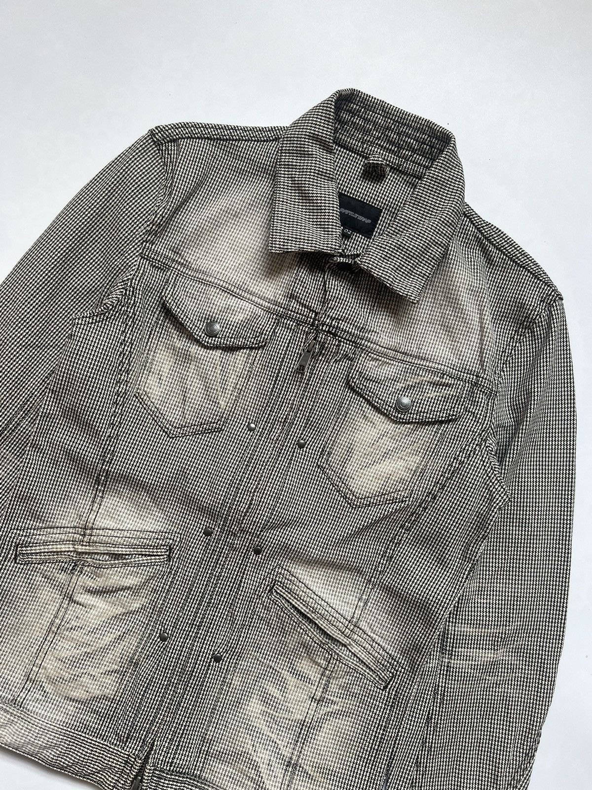 Japanese Brand Vintage 2000's Rattle Trap Mud wash Checkered Denim Size US S / EU 44-46 / 1 - 4 Thumbnail