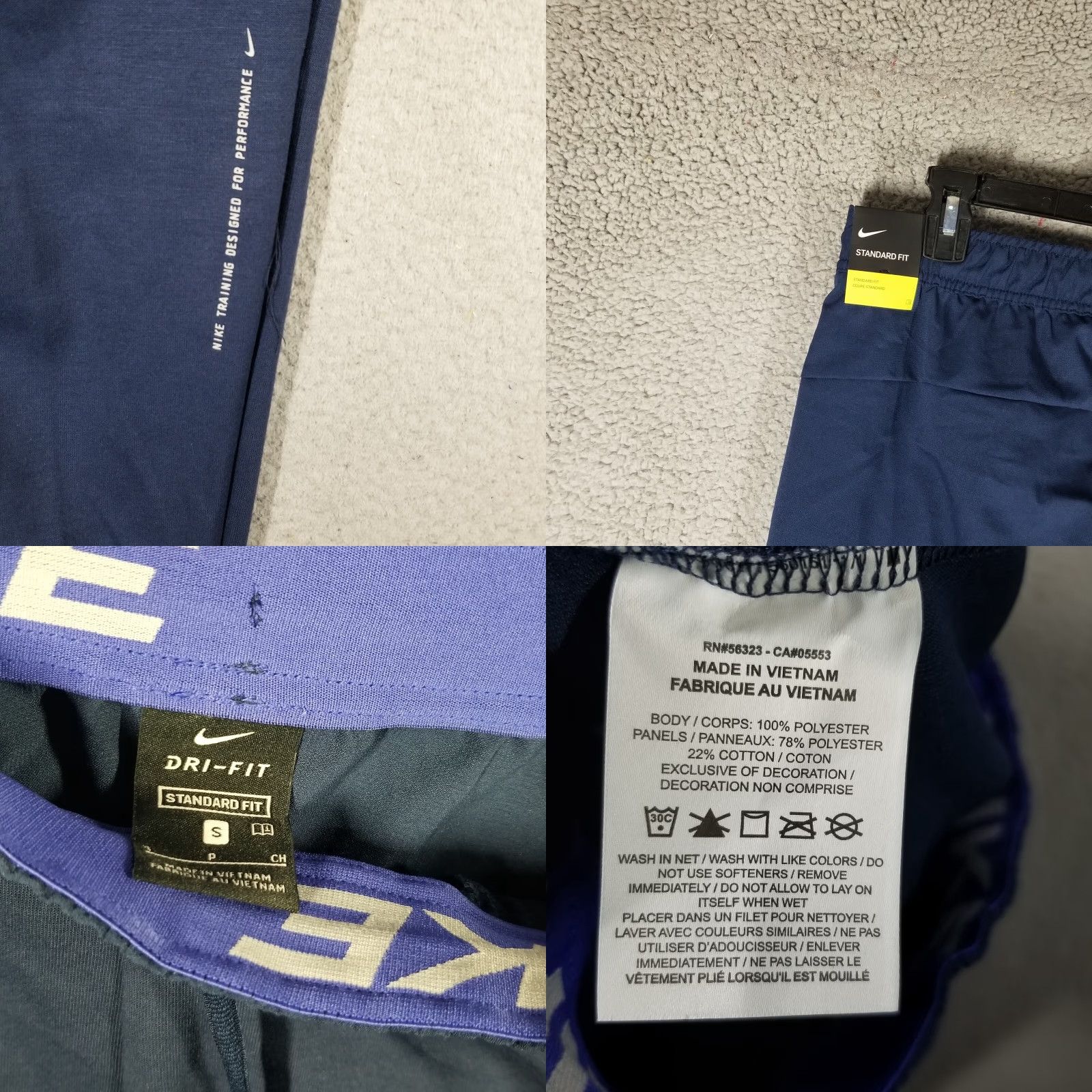 Nike Nike Dri-FIT Tapered Pocket Training Pants Navy Blue CZ7125-410 Size S NWT Size US 29 - 8 Thumbnail
