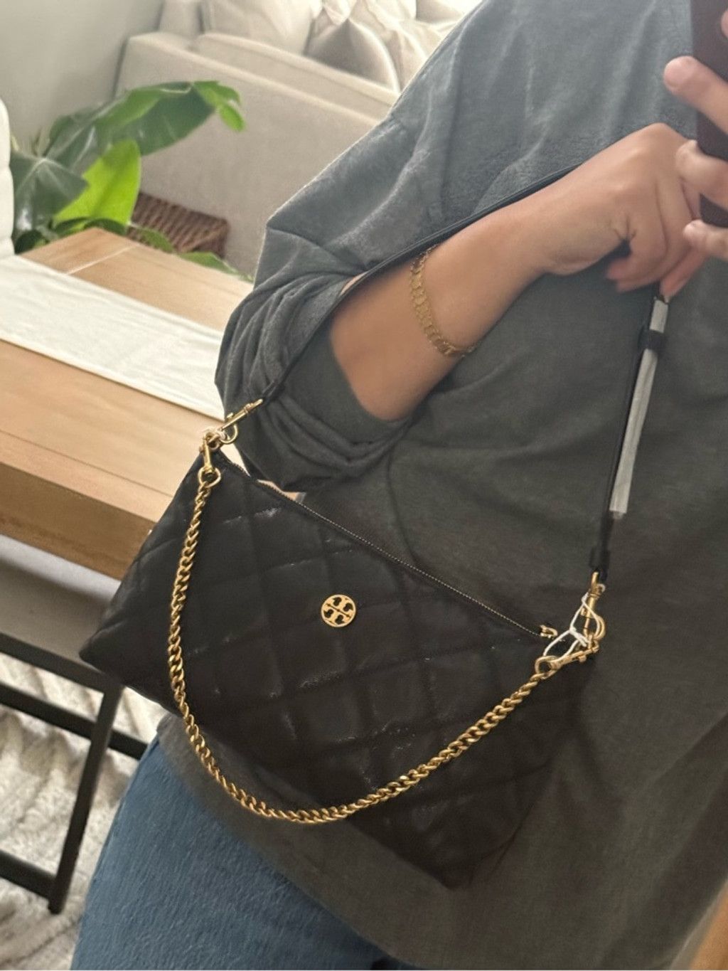 Tory Burch New tory burch WILLA ZIP SHOULDER BAG black Size ONE SIZE - 9 Thumbnail