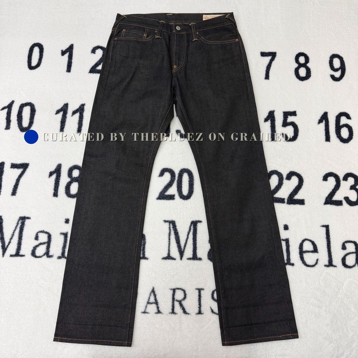 Evisu Evisu Genes Mens Denim Jeans RN 120435 34 Waist 35 Inseam