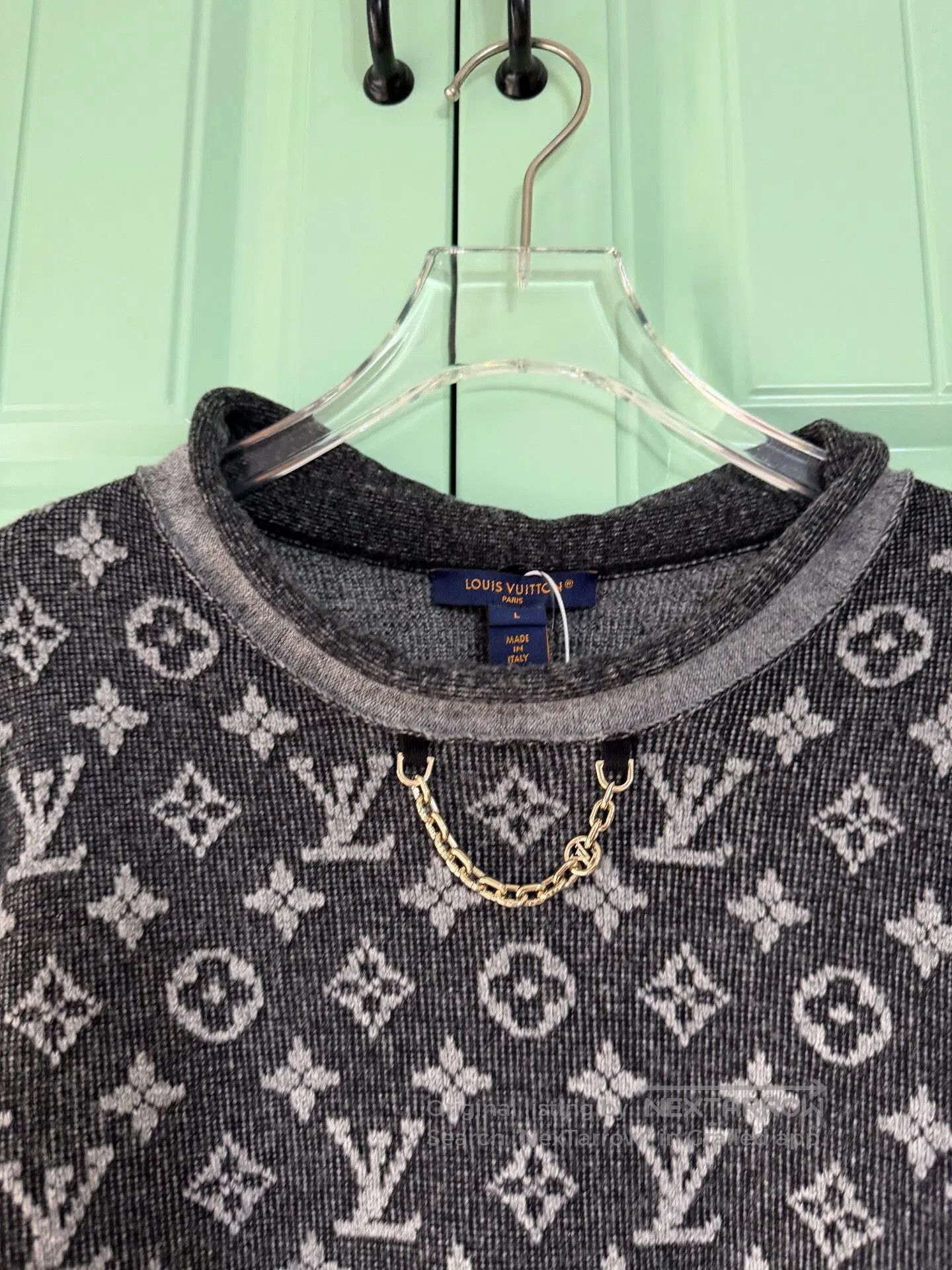 Louis Vuitton Louis Vuitton 25 Monogram Chain Knit. Size L / US 10 / IT 46 - 5 Thumbnail