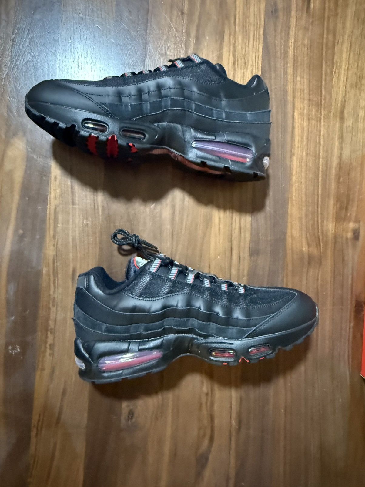Nike Nike AIR MAX 95 'BIG BUBBLE BLACK UNIVERSITY RED' Size 11 Size US 11 / EU 44 - 3 Thumbnail