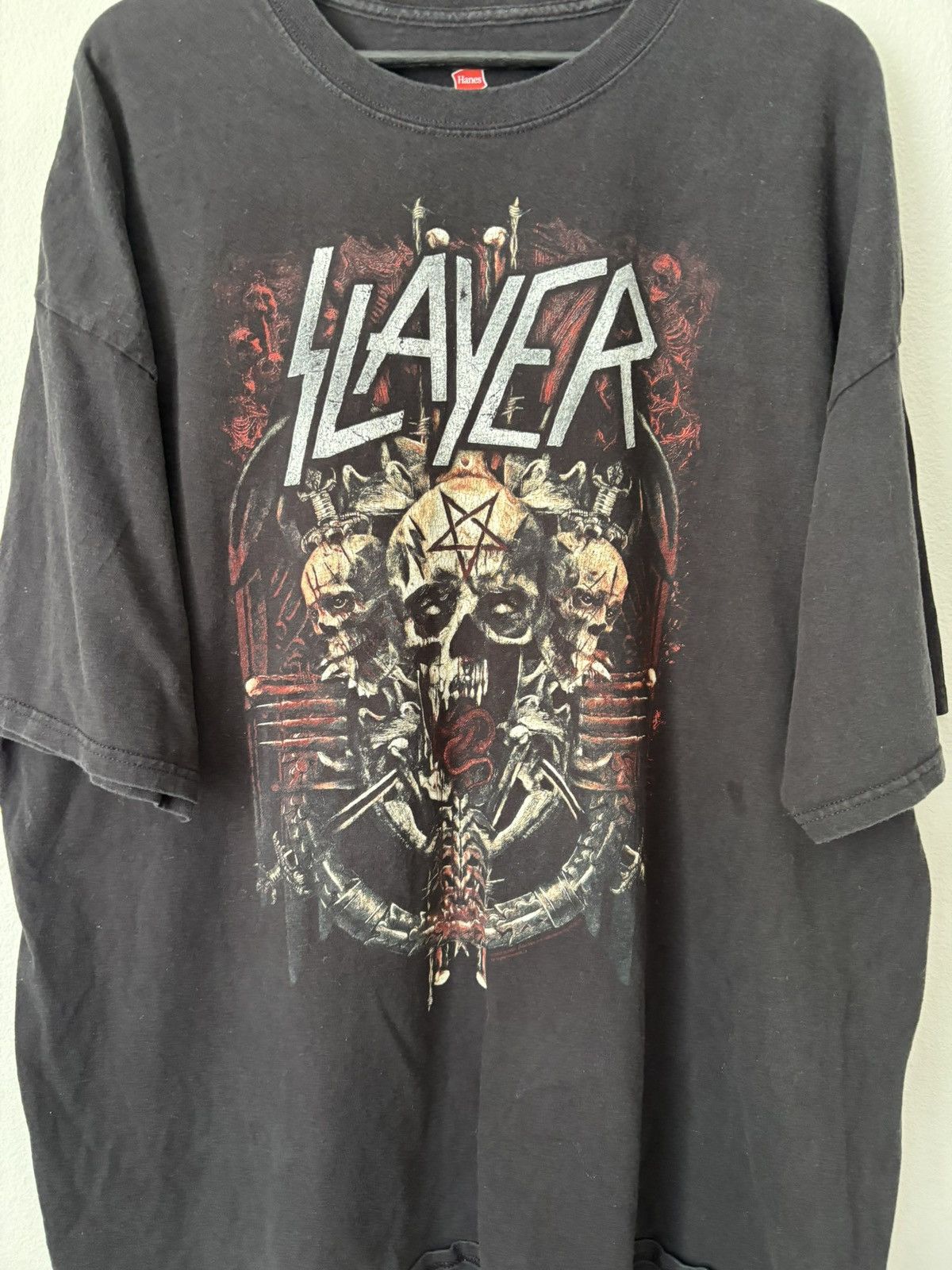 Vintage 2018 Slayer World Tour Tee 3XL Size US XXL / EU 58 / 5 - 2 Thumbnail