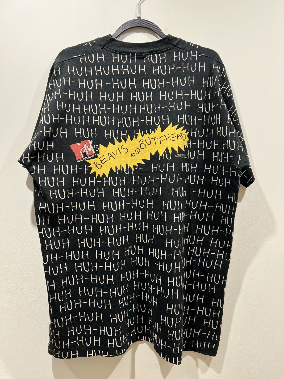 Cartoon Network × Mtv × Vintage Vintage 1993 MTV Beavis And Butthead HUH T Shirt XL Rare Size US XL / EU 56 / 4 - 4 Thumbnail
