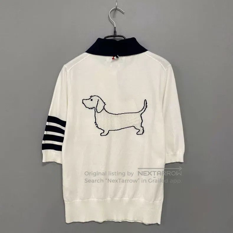 Thom Browne Thom Browne Sausage Dog Bodycon Short Sleeve Top Size US XXS / EU 40 - 3 Thumbnail