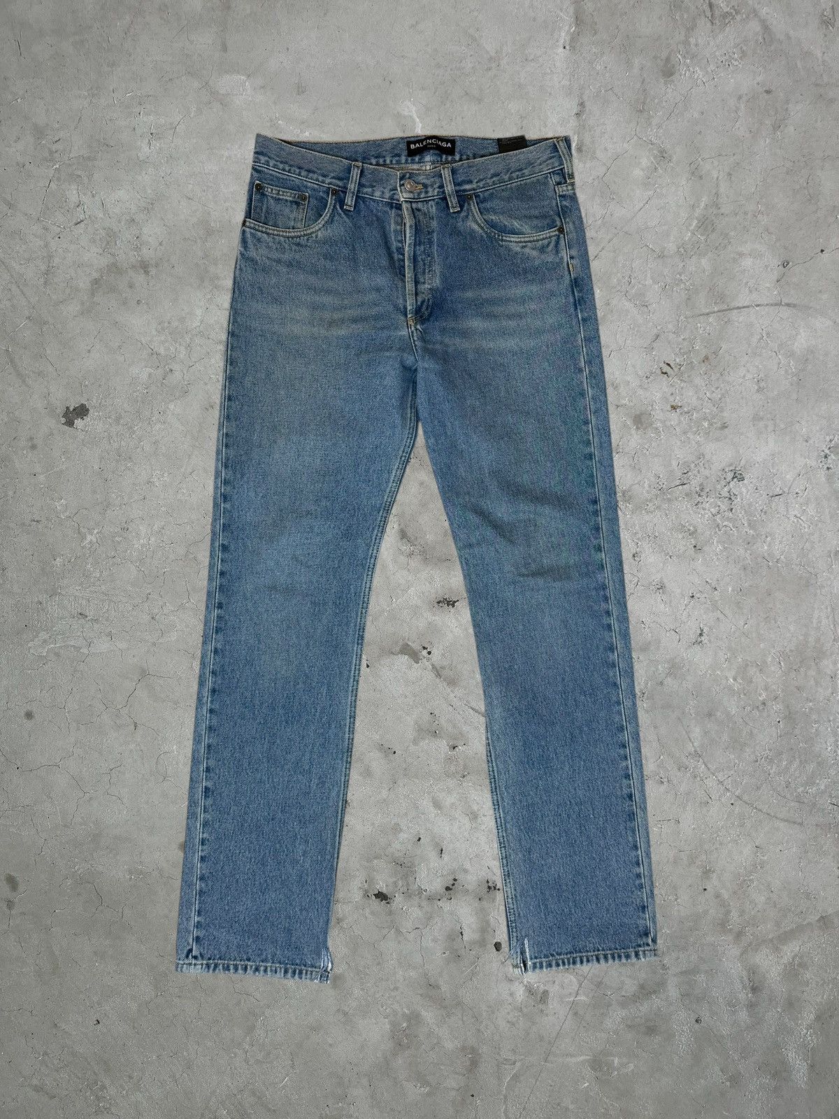 Balenciaga Balenciaga Distressed Jeans Size US 32 / EU 48 - 1 Thumbnail