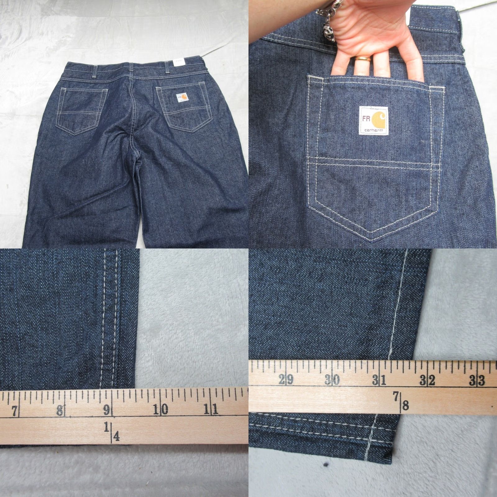 Carhartt VINTAGE Carhartt FR Jeans Mens 40x32 Wide Leg Flame Resistant Work Rugged Boot Relax NEW Size US 40 / EU 56 - 9 Thumbnail