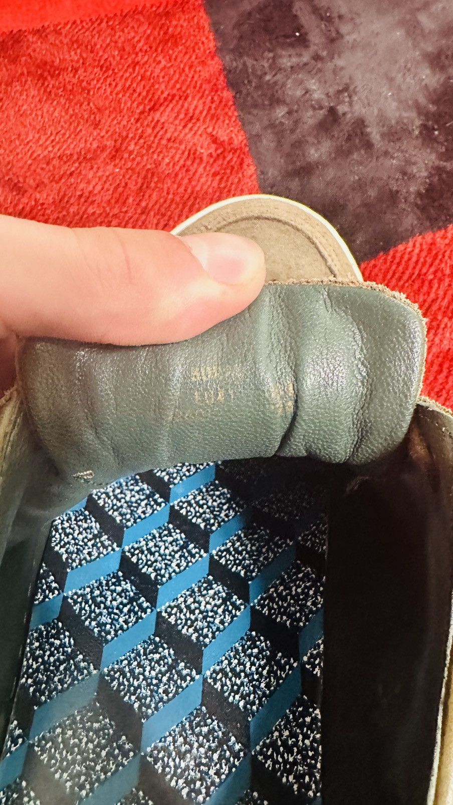 Ted Baker Ted Baker Men’s Burall Sneaker Dark Green Suede Size US 8 / EU 41 - 2 Thumbnail