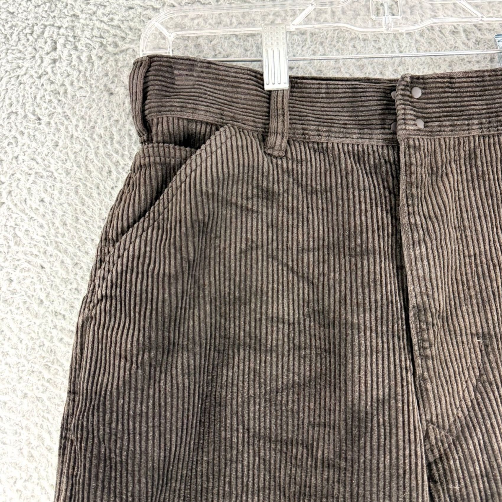 Uniqlo Uniqlo U Corduroy Wide Fit Work Pants Mens 28 Brown Lemaire 321-430875 Size US 28 / EU 44 - 2 Thumbnail