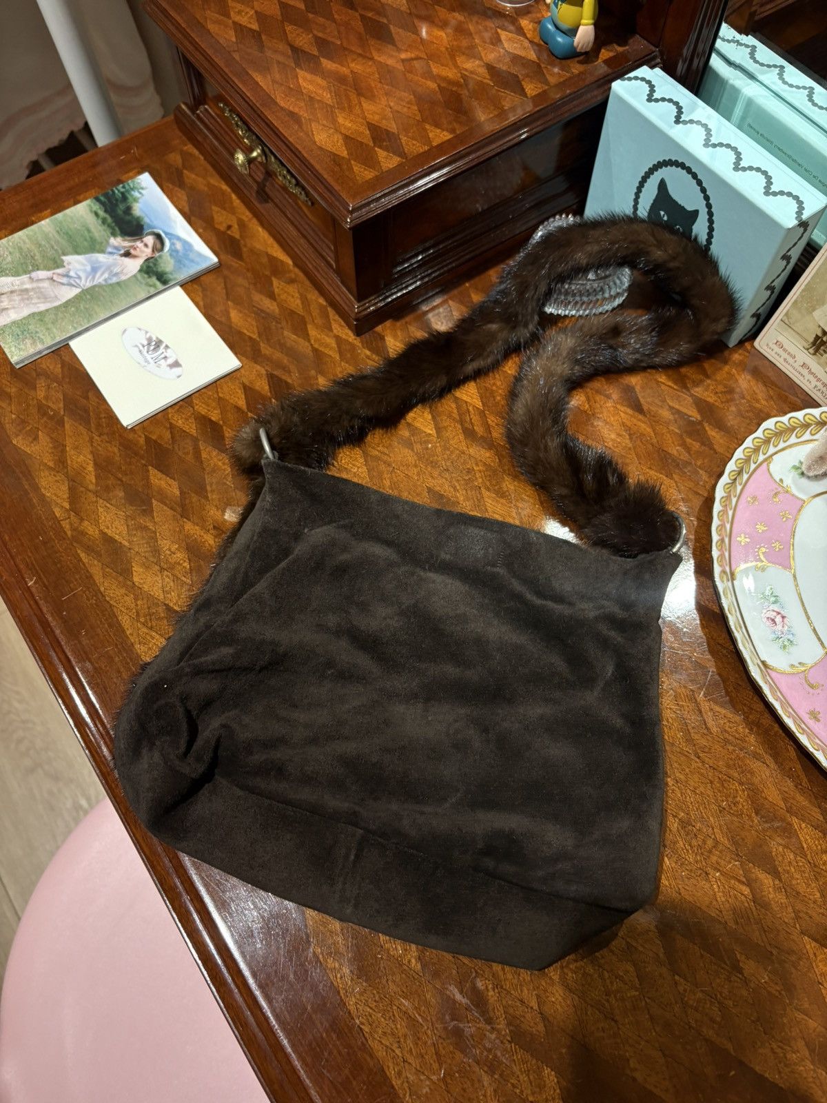 Vintage y2k fur bag Size ONE SIZE - 6 Thumbnail