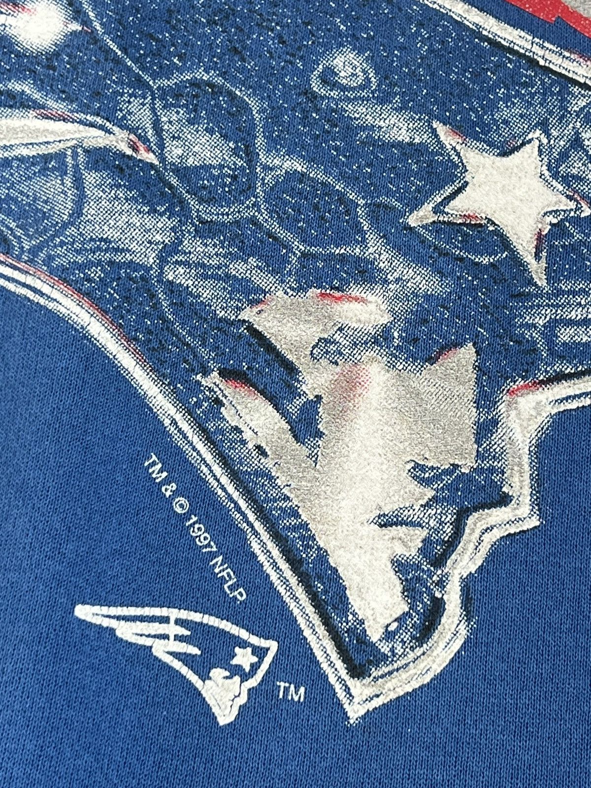 NFL 90s Vintage New England Patriots Nfl Crew Neck Size US M / EU 48-50 / 2 - 5 Thumbnail