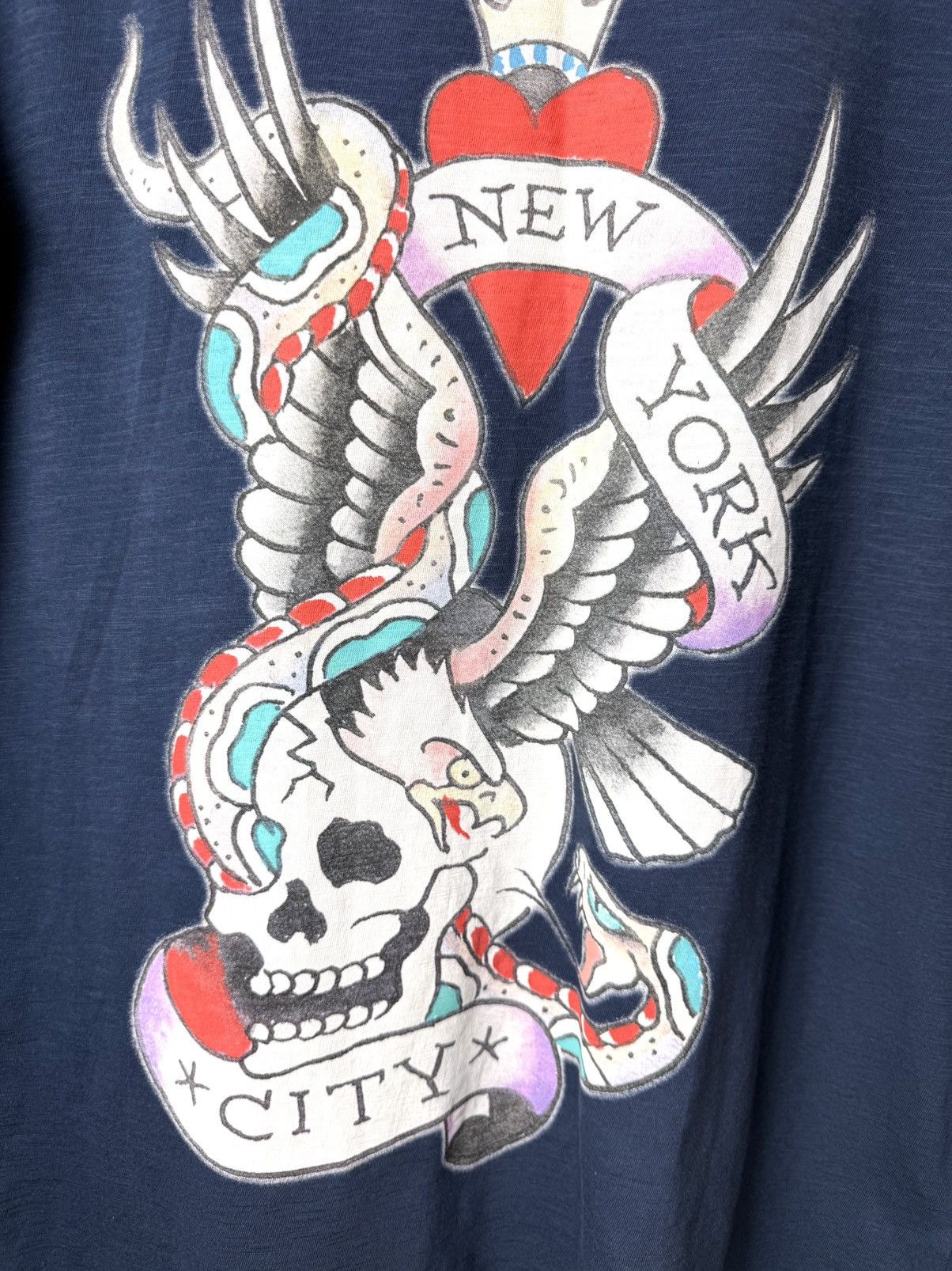 Ed Hardy Vintage Ed Hardy by Christian Audigier T Shirt Skull Size US XXL / EU 58 / 5 - 4 Thumbnail