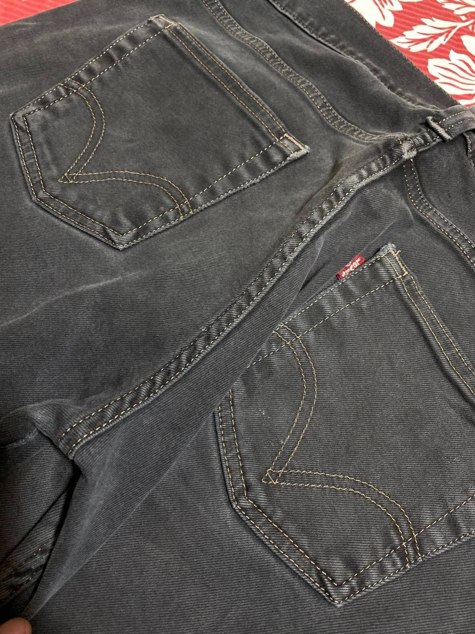 Levi's × Vintage Vintage Levis 506 Black Jeans Levi's Faded Denim Size US 32 / EU 48 - 19 Thumbnail