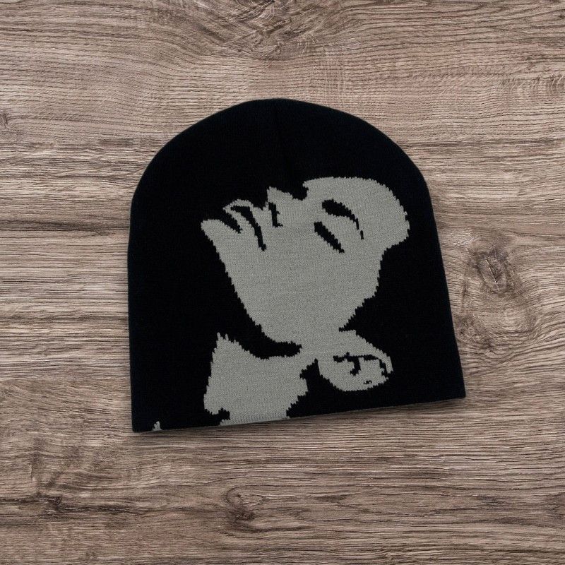 Other Black Grey Opium Avantgarde Knit Hat Face ALT Size ONE SIZE - 1 Preview