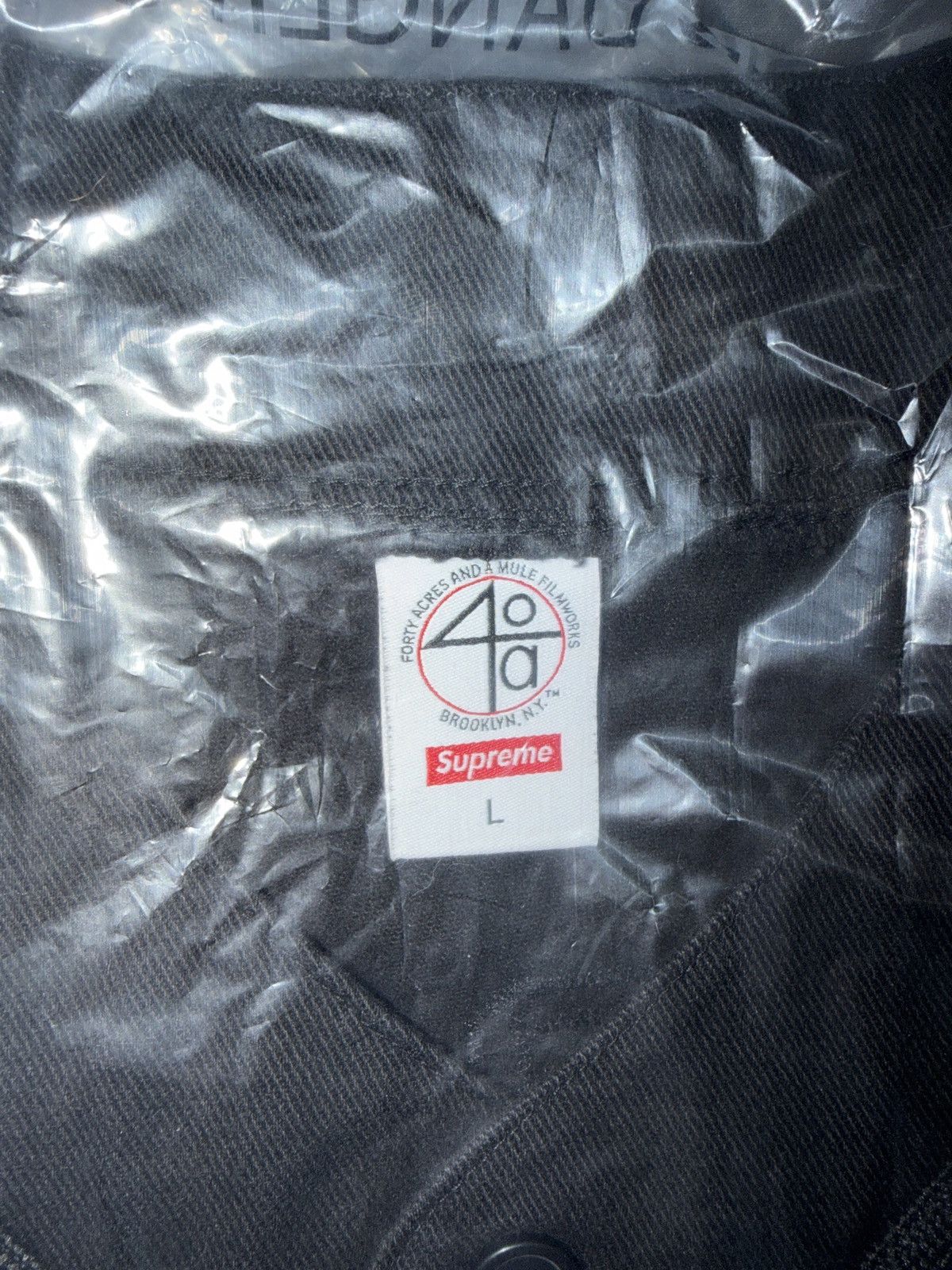 Supreme Supreme 40 Acres Twill Baseball Jersey SS25 Size US L / EU 52-54 / 3 - 2 Thumbnail