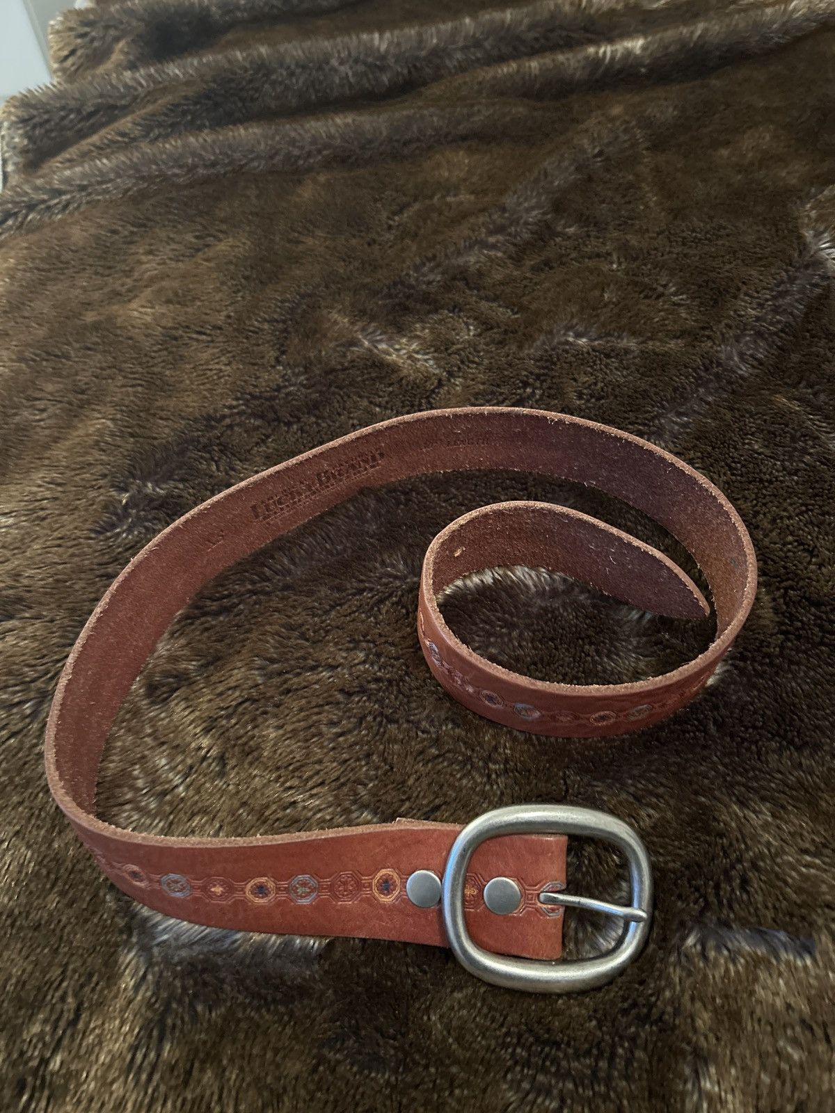 Japanese Brand × Vintage cute vintage y2k streetwear diesel style gothic leather belt Size ONE SIZE - 5 Thumbnail