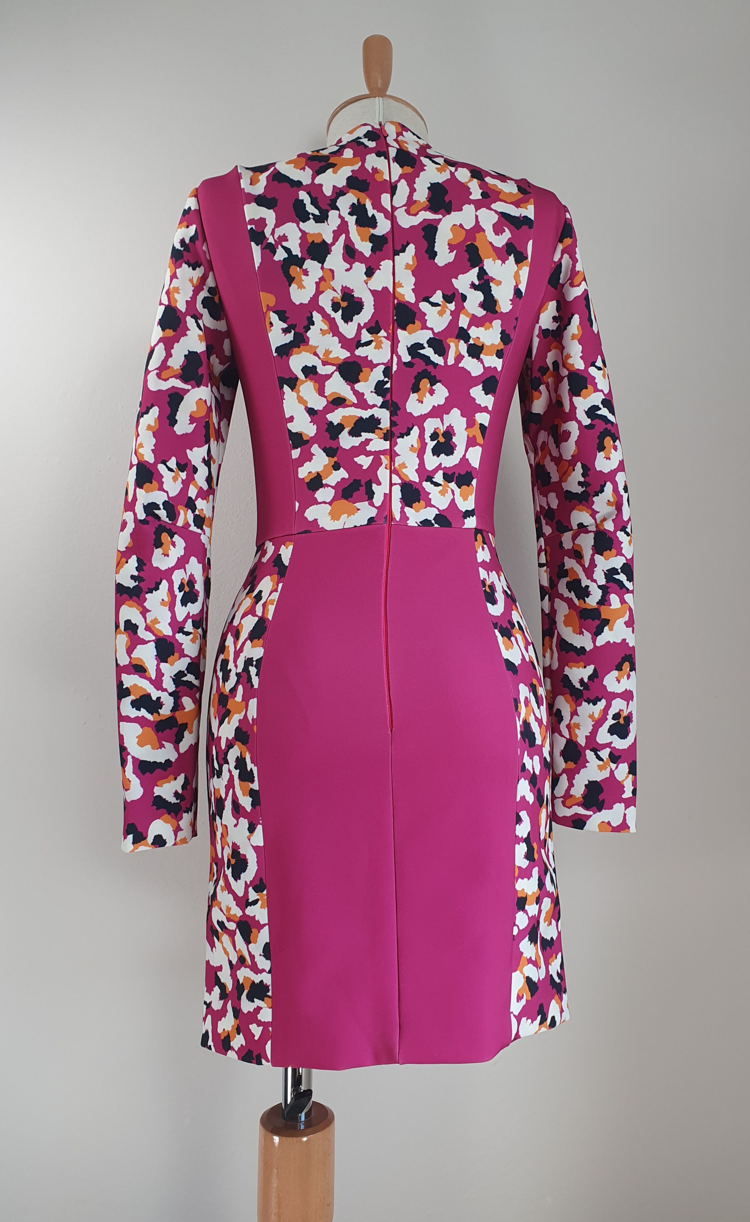 Mary Katrantzou Dress Pink Leopard Size M / US 6-8 / IT 42-44 - 4 Thumbnail