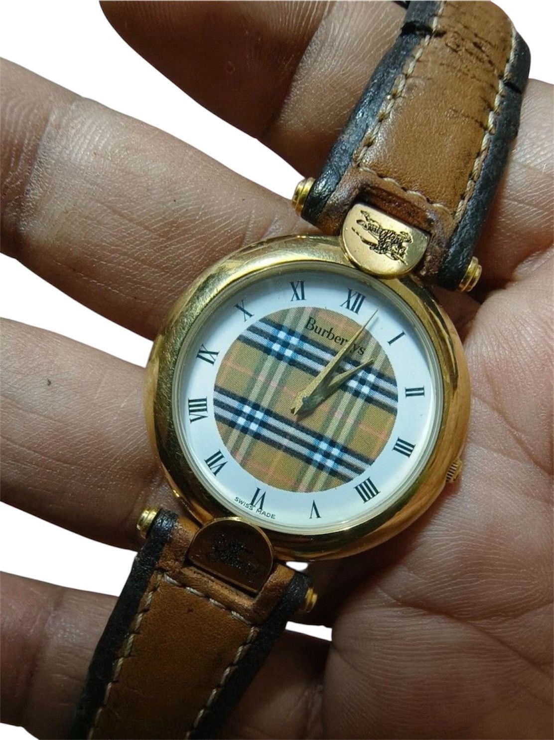 Burberry Prorsum Vintage Burberry gold watch Size ONE SIZE - 2 Thumbnail