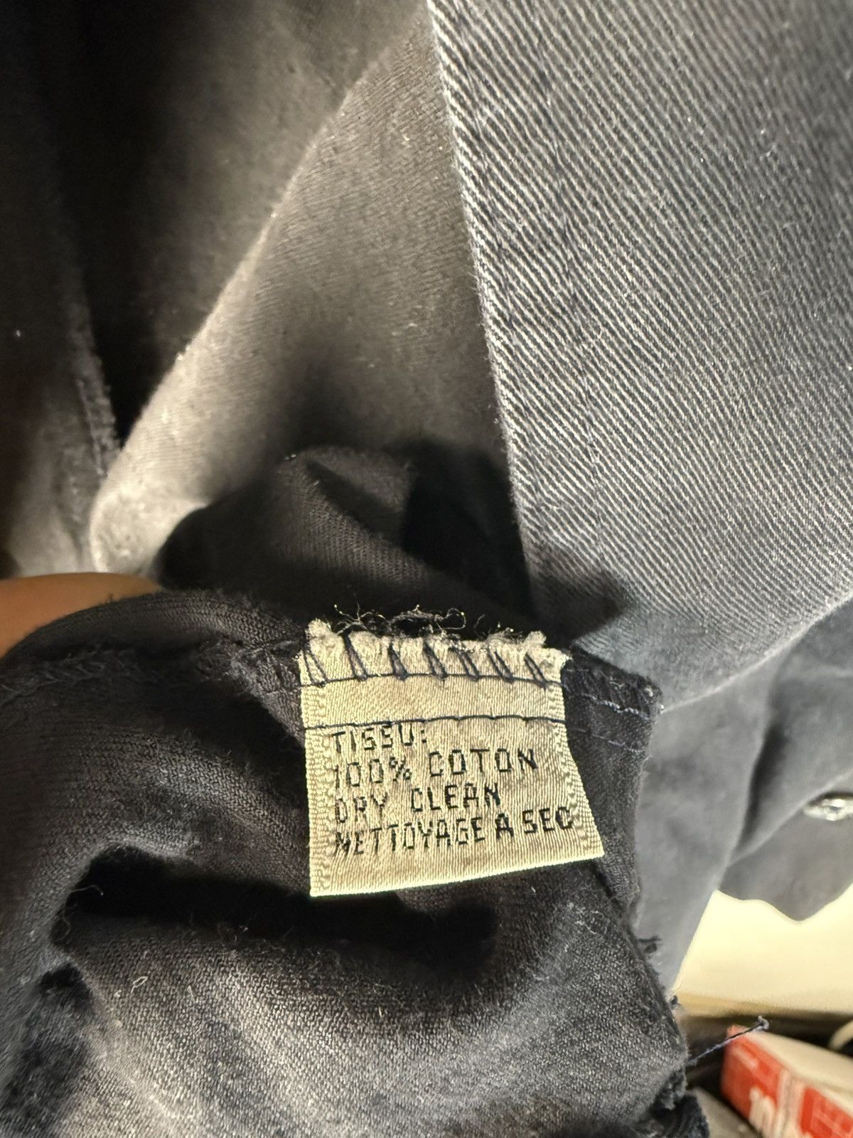 Yves Saint Laurent 1990’s YSL Trenchcoat Black/Navy YSL Coat Size US M / EU 48-50 / 2 - 5 Thumbnail