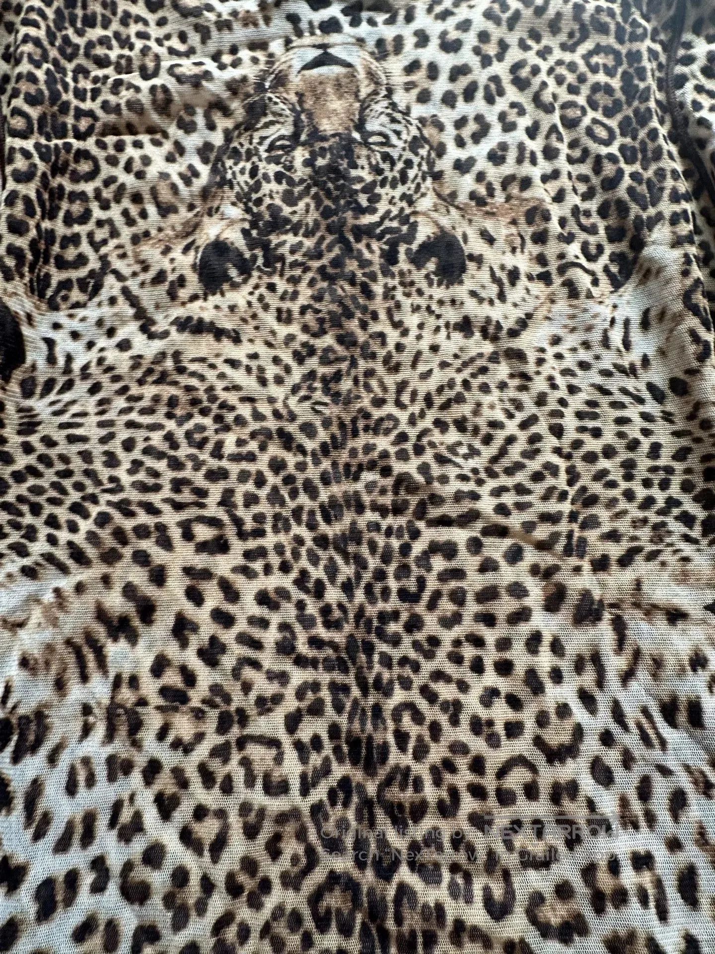 Jean Paul Gaultier Jean Paul Gaultier Leopard Mesh Tattoo Top. Size M / US 6-8 / IT 42-44 - 4 Thumbnail