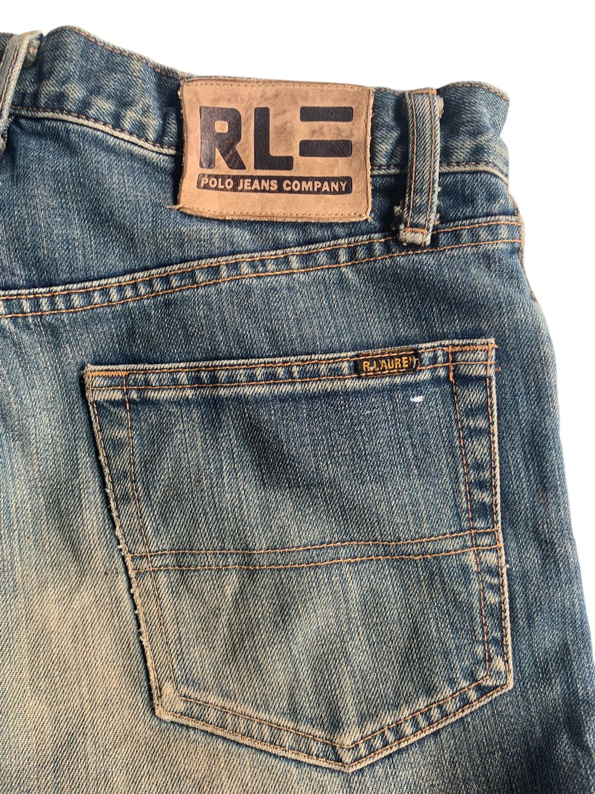 Jean × Polo Ralph Lauren × Vintage POLO RALPH LAUREN JEANS MUDWASH FADED DISTRESSED DENIM Size US 30 / EU 46 - 7 Thumbnail