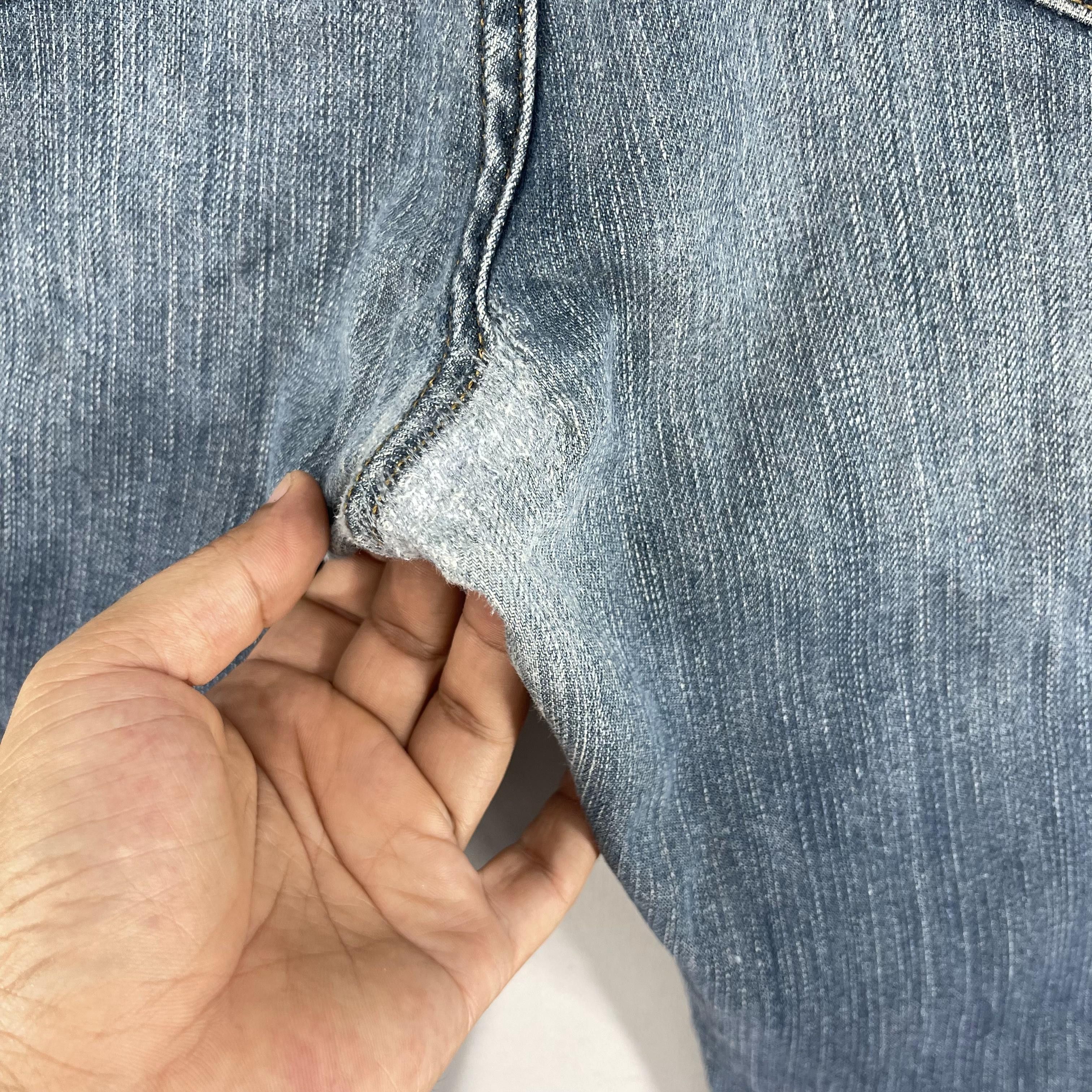 Levi's Size 39 Vintage Levis Signature Distressed Reconstruct Jeans Size US 39 - 13 Thumbnail