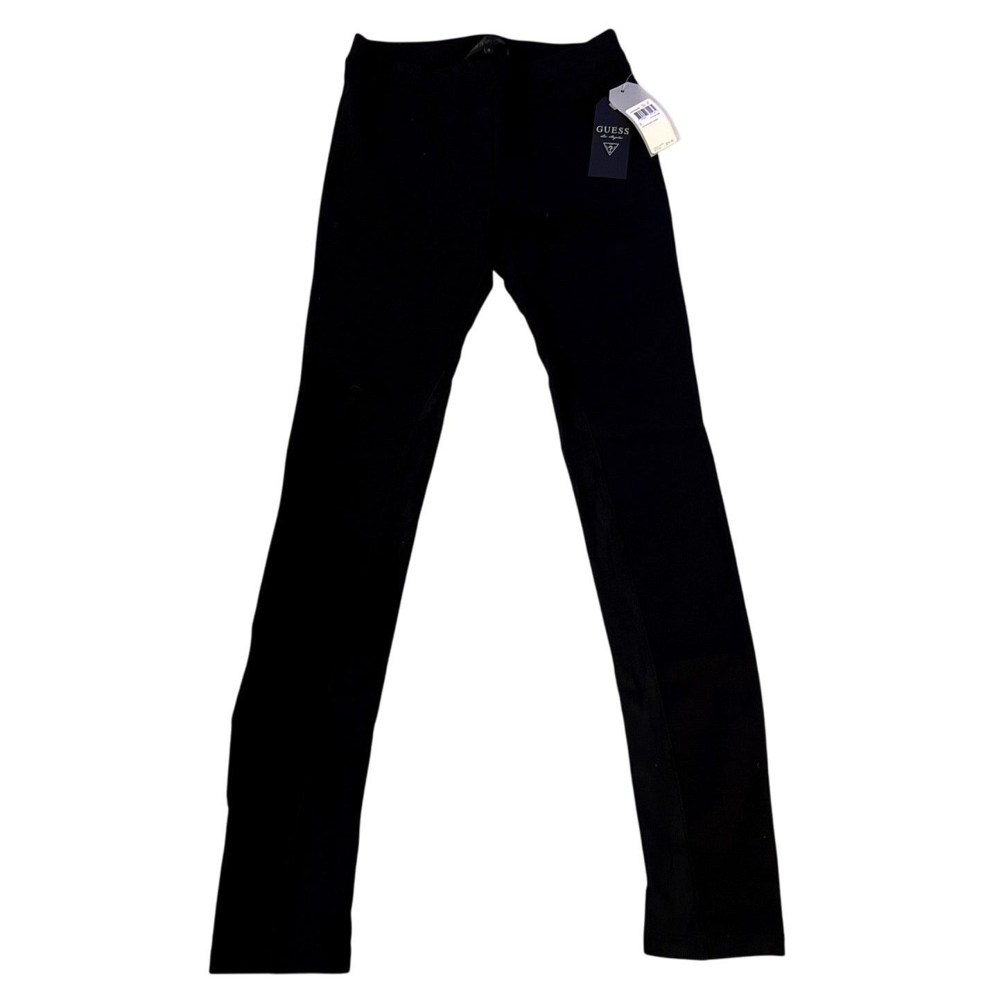 Guess GUESS Lana Faux Suede Leggings Size Small Black NWT Size 22" - 1 Thumbnail